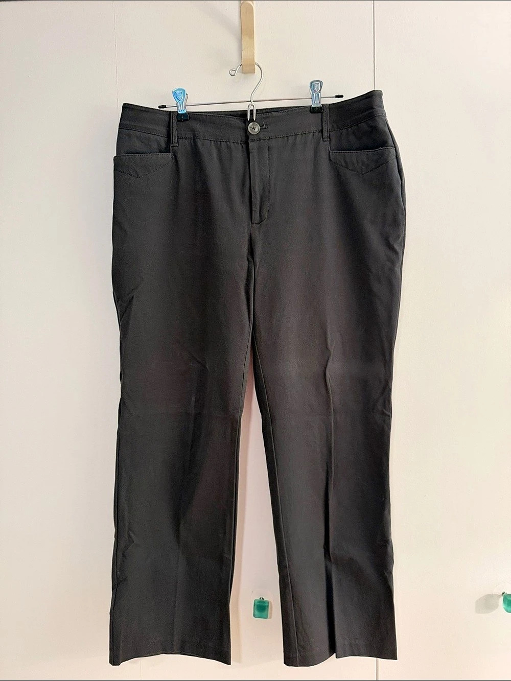 Eddie Bauer Blakely Fit Straight Leg Cotton Pants Waist 14S